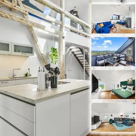 Dnd Design Loft I 170Qm I Parken I Balkon I Workstation I Netflix I Kaffee I Waschmaschine I Trockner I Xbox I Ausblick Apartment Wurzburg Exterior photo